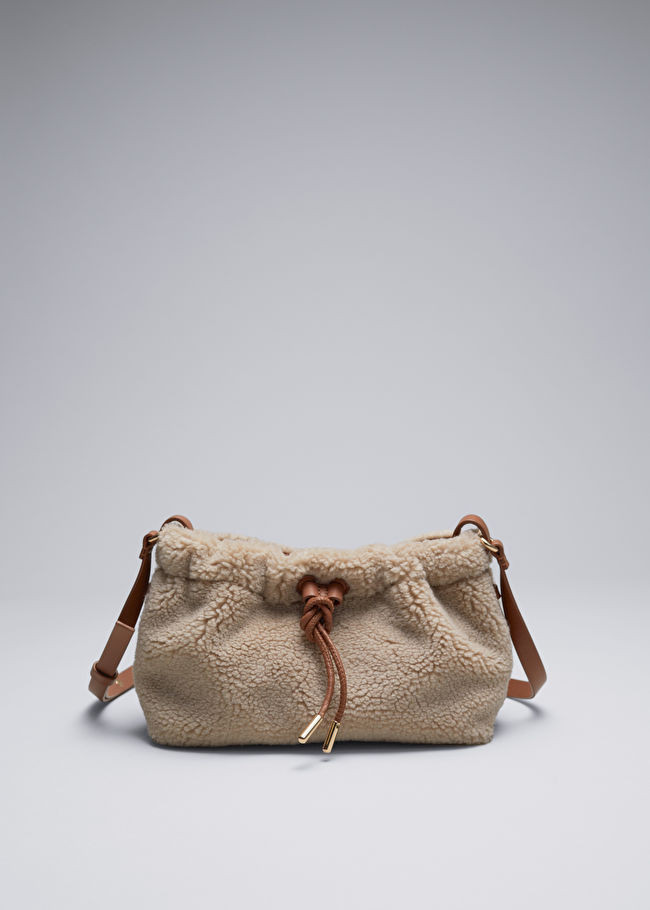 Leather-Trimmed Pile Bag | & Other Stories - US