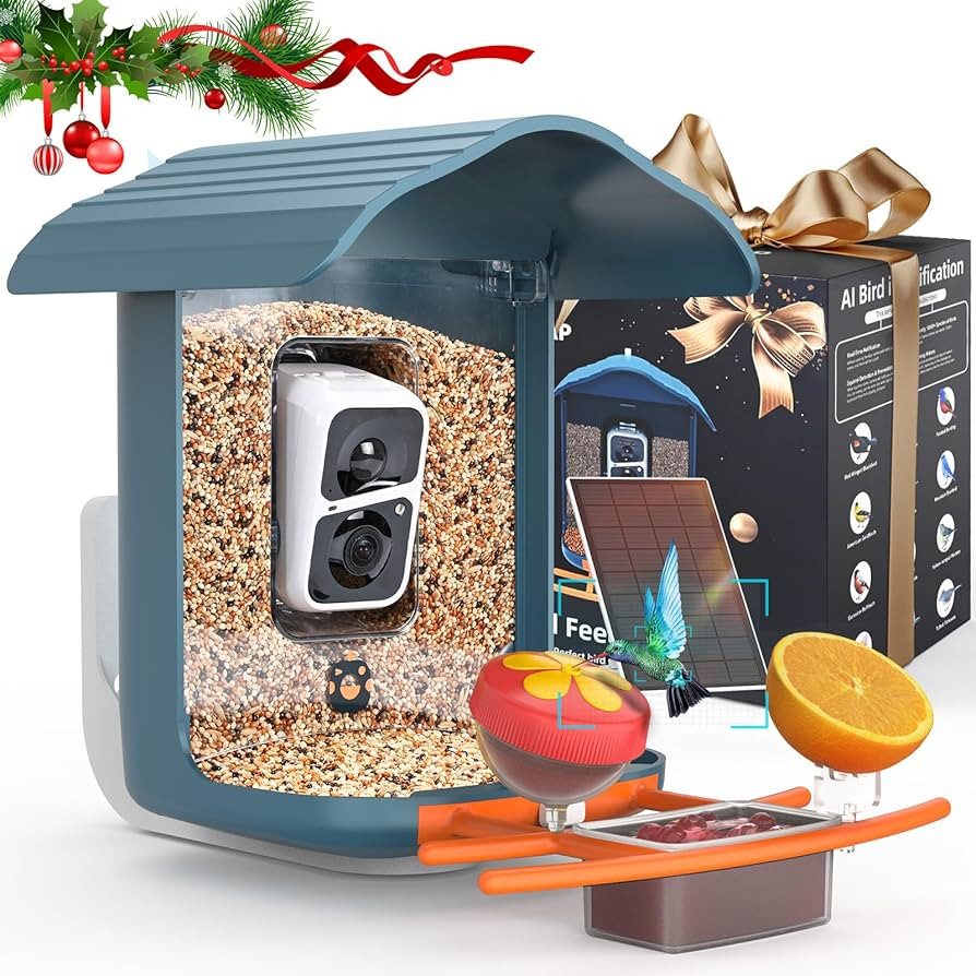 birdsnap® PAV - Smart Bird Feeder with Camera, 5 DIY Add-ons & 64GB Card Record Bird Video Bird ... | Amazon (US)