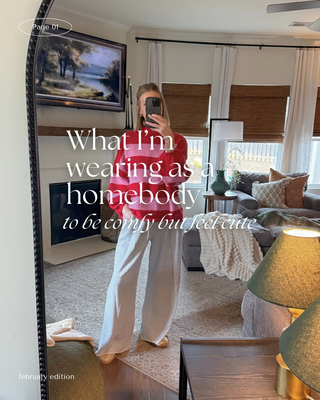 Currently loving cozy sweaters, comfy pants, & staying at the house 🏡📚🕯️

Homebody | Casual outfits | comfy outfits | SAHM | WFHM | Cozy outfits | ootd | Valentines sweaters | February outfits | pink and red tops  

#LTKootd #LTKmomlife #LTKSeasonal