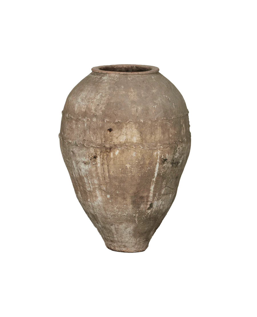 Olive Ateliers Antique Turkish Olive Jar - Pots, Pottery, and Planters | Olive Ateliers