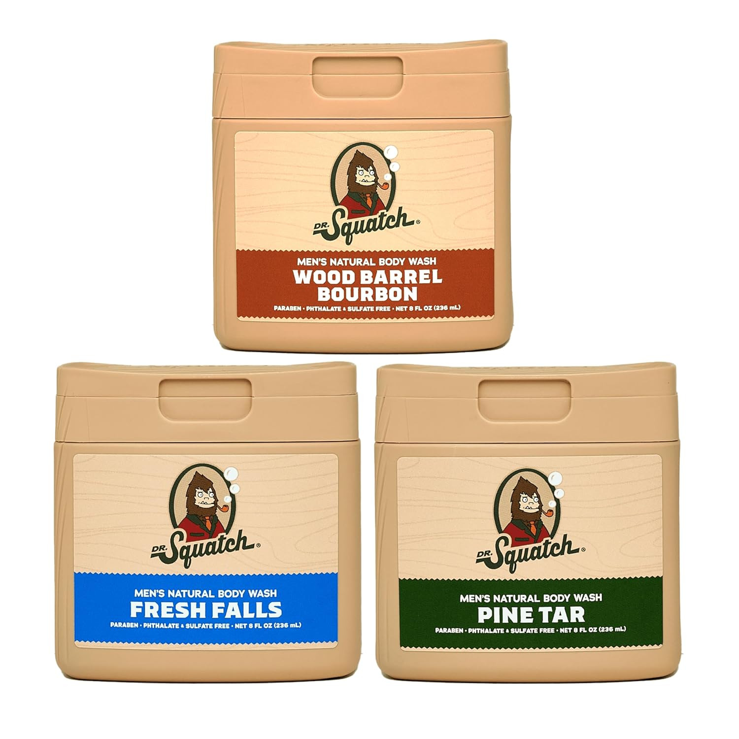 Dr. Squatch NEW Body Wash for Men with Nourishing, Natural Ingredients | No Paraben, Phthalate, S... | Amazon (US)