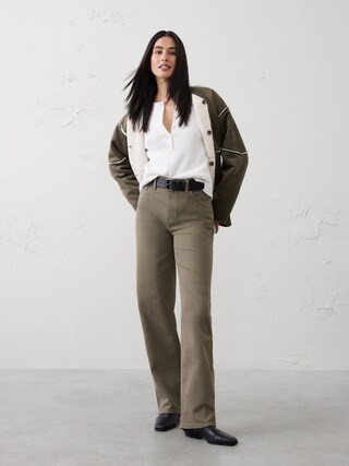 Straight High-Rise Jean | Banana Republic Factory