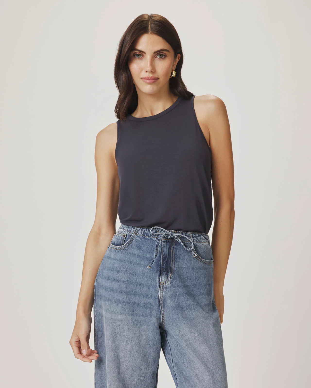 Bamboo Blend High Neck Tank | Splendid