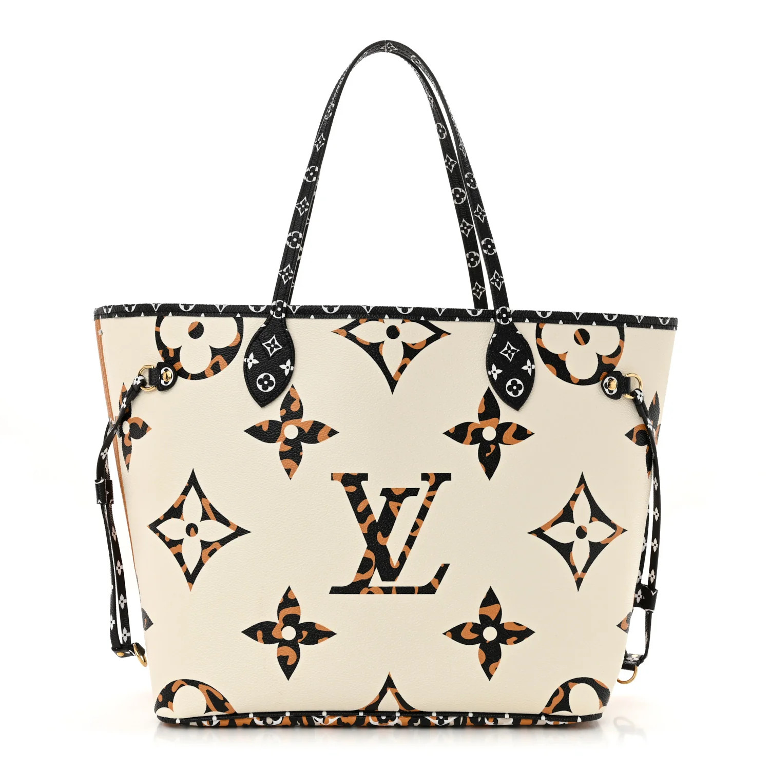 Monogram Giant Jungle Neverfull MM Ivory | FASHIONPHILE (US)