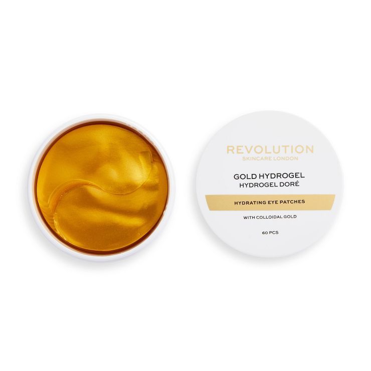 Makeup Revolution Skincare Gold Eye Hydrogel Hydrating Eye Patches with Colloidal Gold - 4.64oz | Target