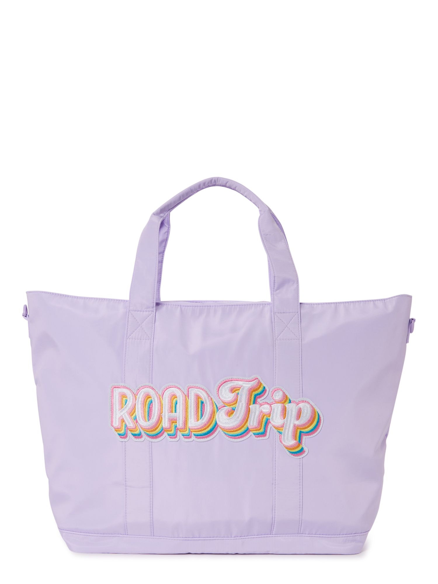 No Boundaries Women's Women’s Nylon Tote Bag Lavender | Walmart (US)