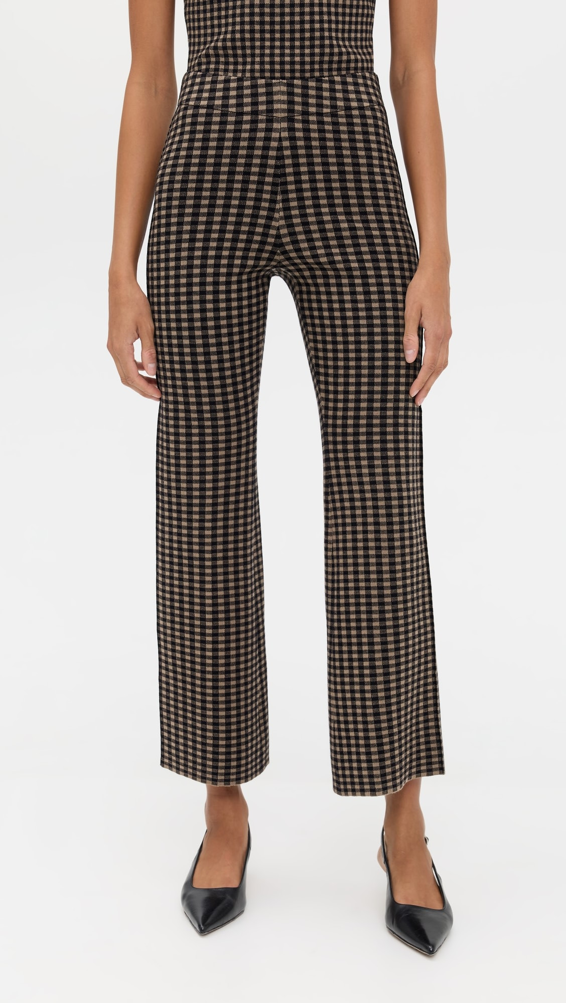 Gingham Flare Pants | Shopbop