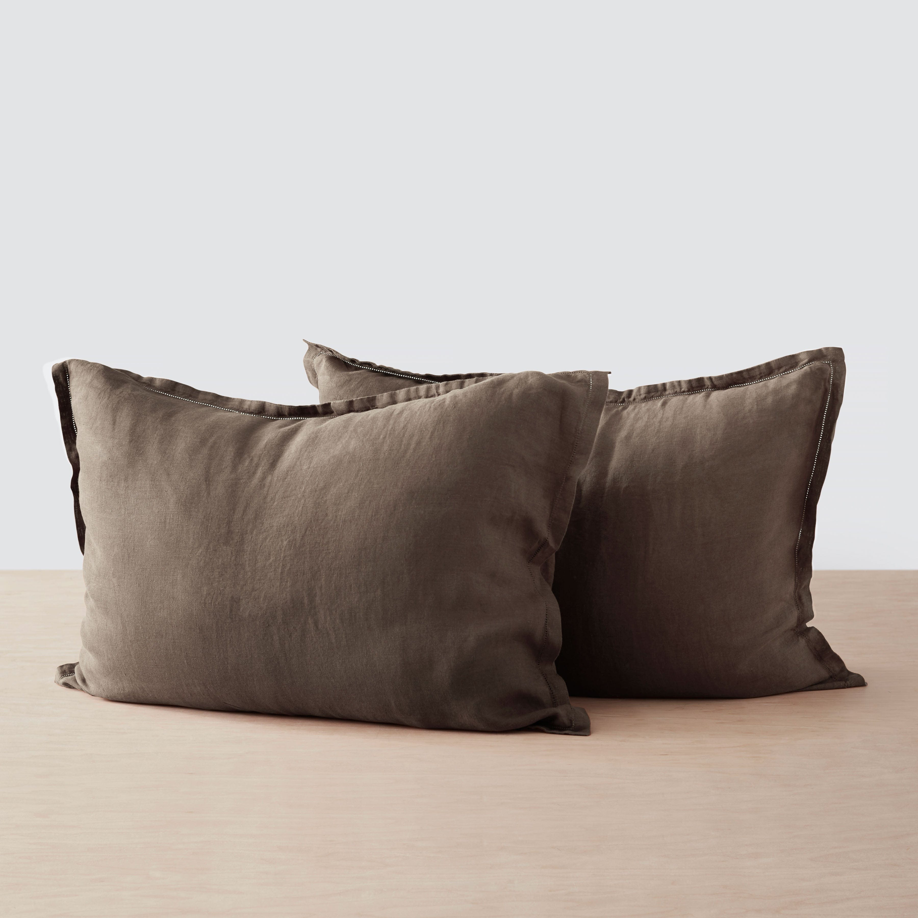 Stonewashed Linen Shams | The Citizenry