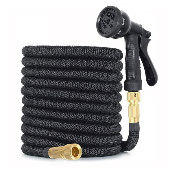 Garden Hose Expandable 26ft,8 Functions for Spraying Heavy Duty Flexible Hose,3/4" Solid Brass Co... | Walmart (US)