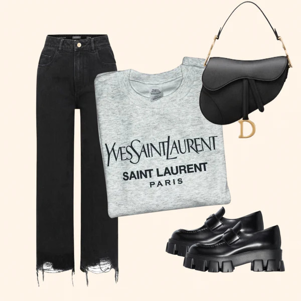 Aint No Saint Sweatshirt ( Vintage Feel ) | Sassy Queen