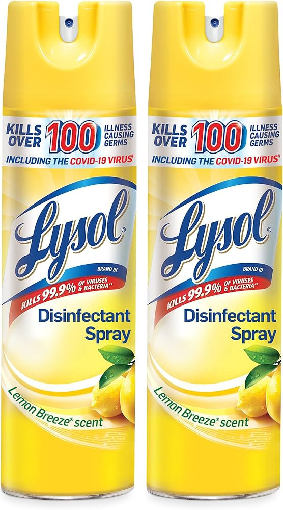 Lysol Disinfectant Spray, Sanitizing and Antibacterial Spray, For Disinfecting and Deodorizing, L... | Amazon (US)