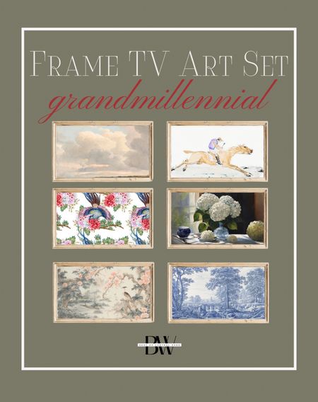 Spring Frame TV Art✨ Grandmillennial style! 

#LTKSpringSale #LTKSeasonal #LTKhome