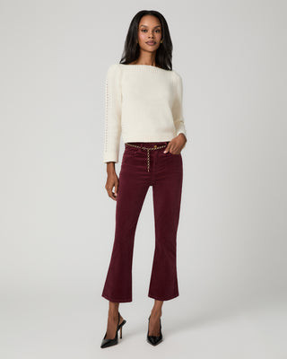 Mason Crop Bootcut Jean - Pinot Corduroy | Paige