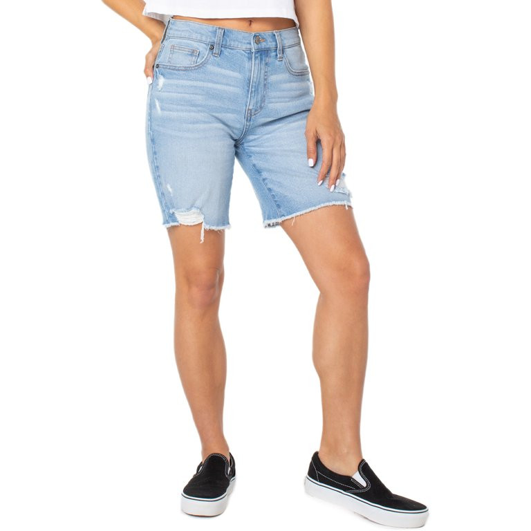 Celebrity Pink High Rise Relaxed Bermuda 8" | Walmart (US)