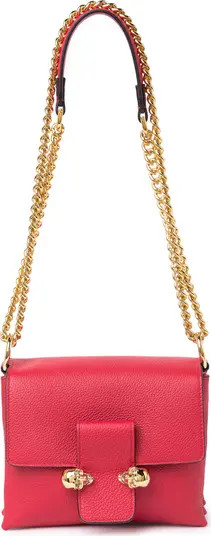 Alexander McQueen Small Twin Skull Chain Leather Crossbody Bag | Nordstromrack | Nordstrom Rack