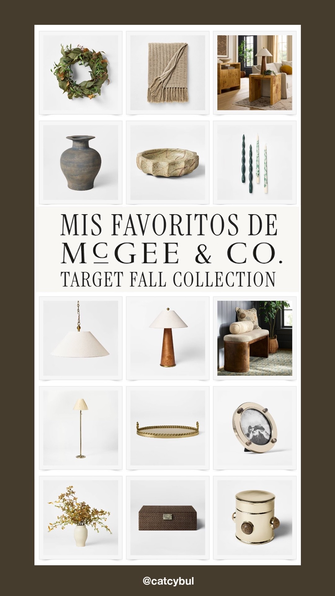 Target did it AGAIN! The Studio McGee x Threshold Fall Collection is giving expensive taste on a Target budget.

Think rich chocolate tones, burl wood, brass accents, cozy textures and timeless pieces that look straight out of a designer home.

I rounded up my 11 favorite finds before they sell out. Shop everything here and read the full edit on catcybul.com!

#LTKHome #StudioMcGee #TargetFinds #FallHomeDecor #TargetStyle #CozyHome