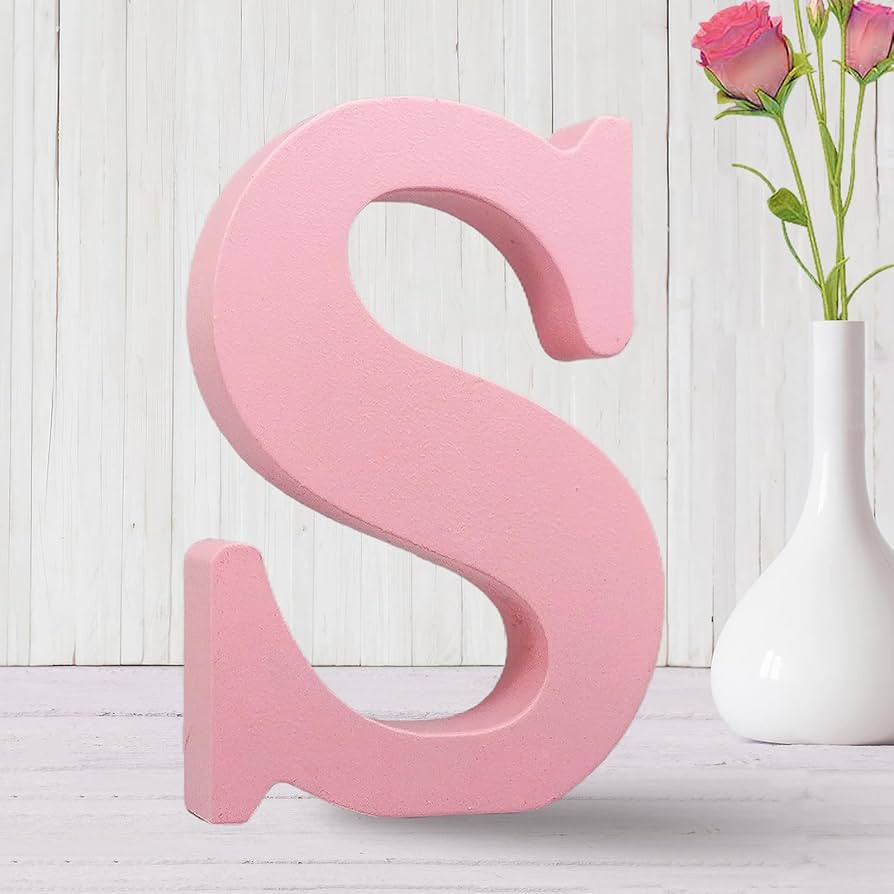 AOCEAN 6 Inch Pink Wood Letters Unfinished Wooden Letters for Wall MAGA Decorative Standing Lette... | Amazon (US)