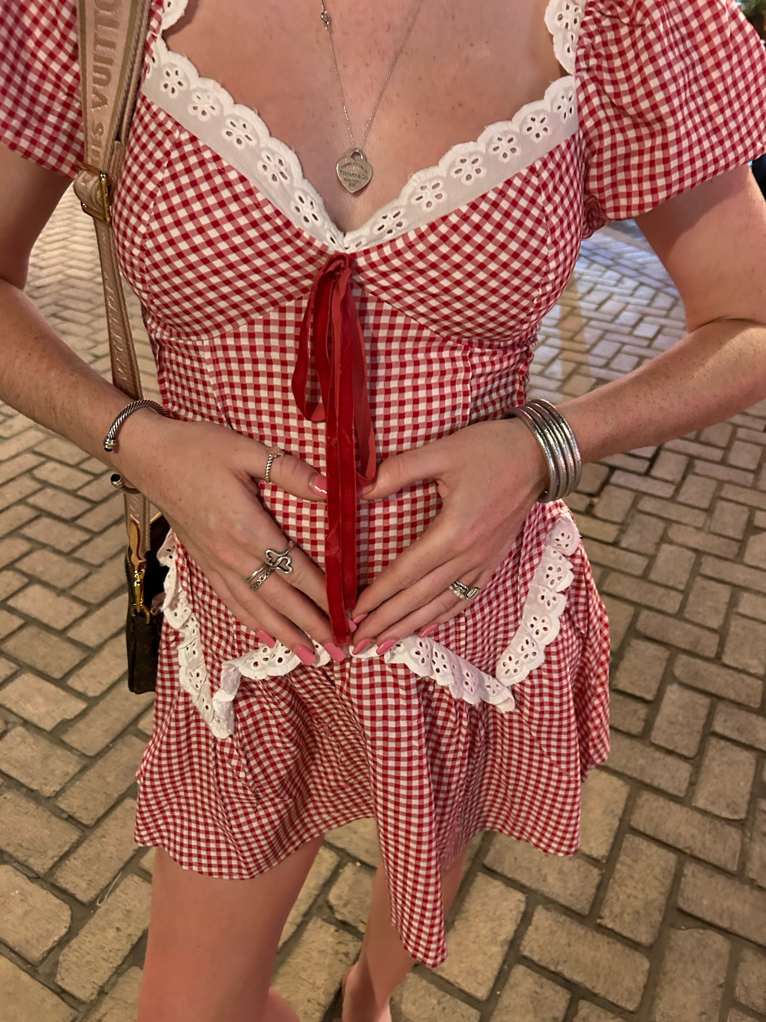 red gingham dress !!!!! lace eyelet coquette perfect dress ❣️

#LTKU #LTKStyleTip