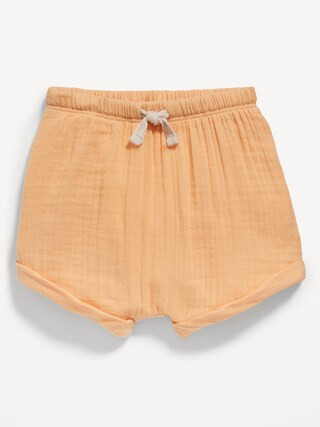 Unisex Double-Weave Pull-On Shorts for Baby | Old Navy (US)
