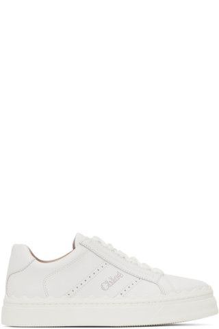 White Lauren Sneakers | SSENSE