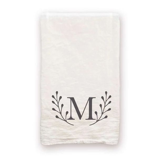 "M" Monogram - 100% Cotton Decorative Tea Towel Flour Sack Gift for Kitchen - Walmart.com | Walmart (US)