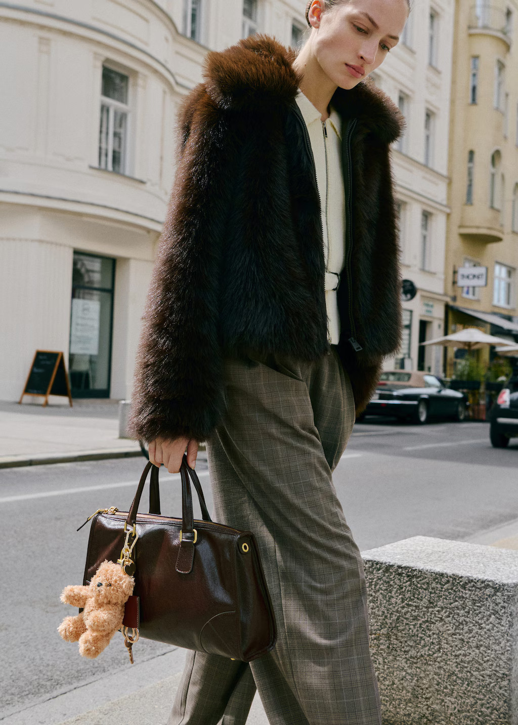 Bear keyring medium brown - Women - One size - MANGO | Mango (US/MX/AU)