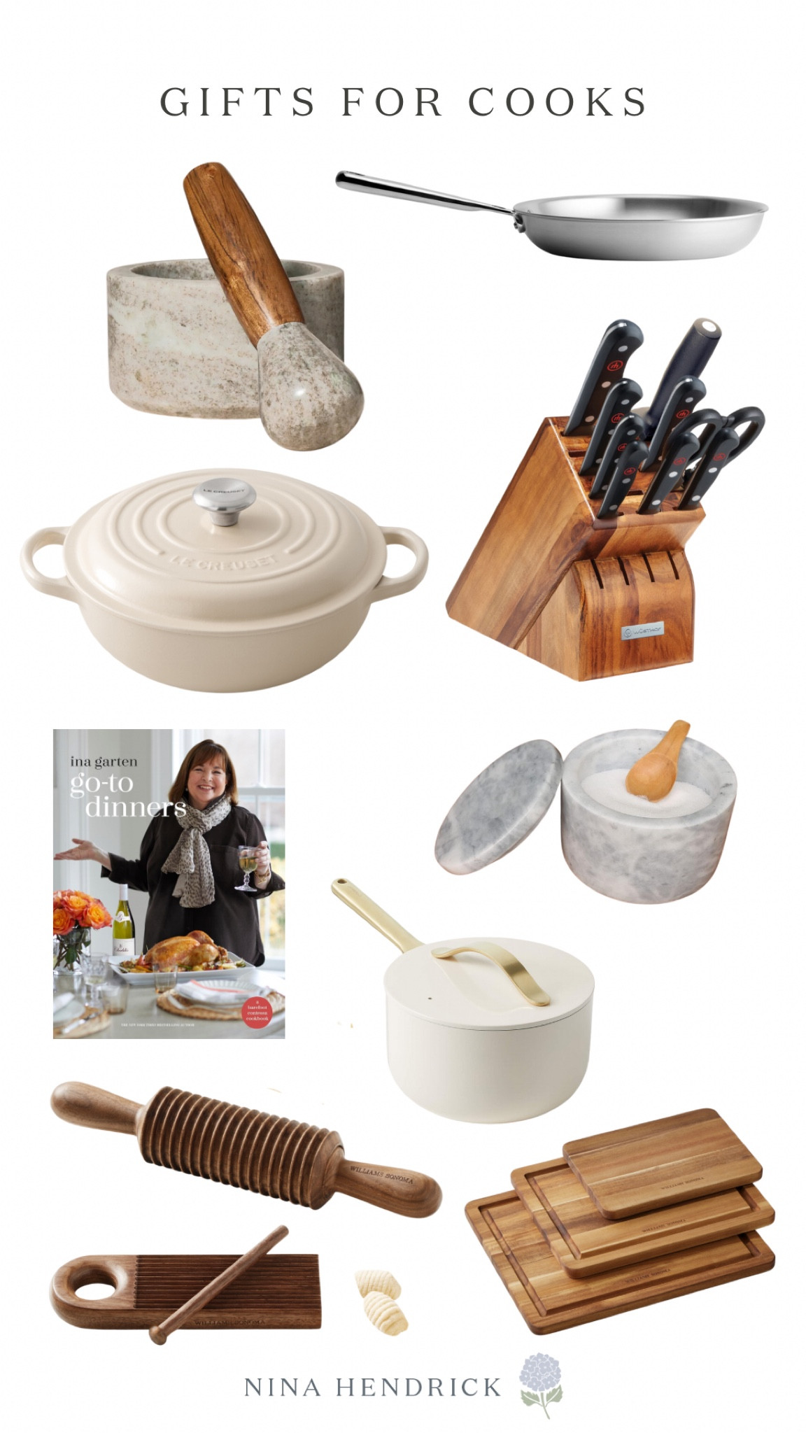 Gifts for the cooks in your life from Sonoma Williams, pottery barn, Amazon, crate and barrell 

#LTKHome #LTKSeasonal #LTKGiftGuide