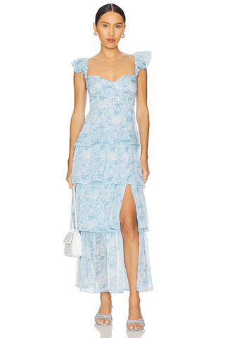ASTR the Label Midsummer Dress in Blue Floral from Revolve.com | Revolve Clothing (Global)