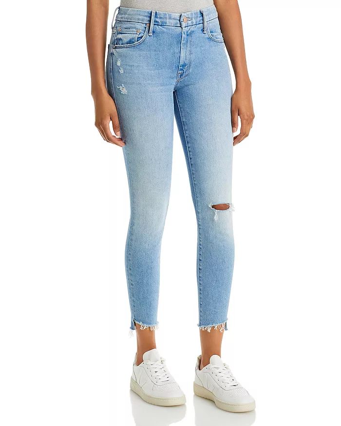 The Looker Step Ankle Frayed Skinny Jeans in Despite Differences | Bloomingdale's (US)