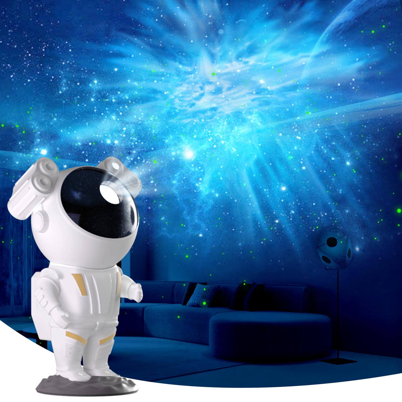 Star Projector Night Lights,Tiktok Astronaut Nebula Galaxy Lights for Bedroom,Gaming Room Décor ... | Amazon (US)