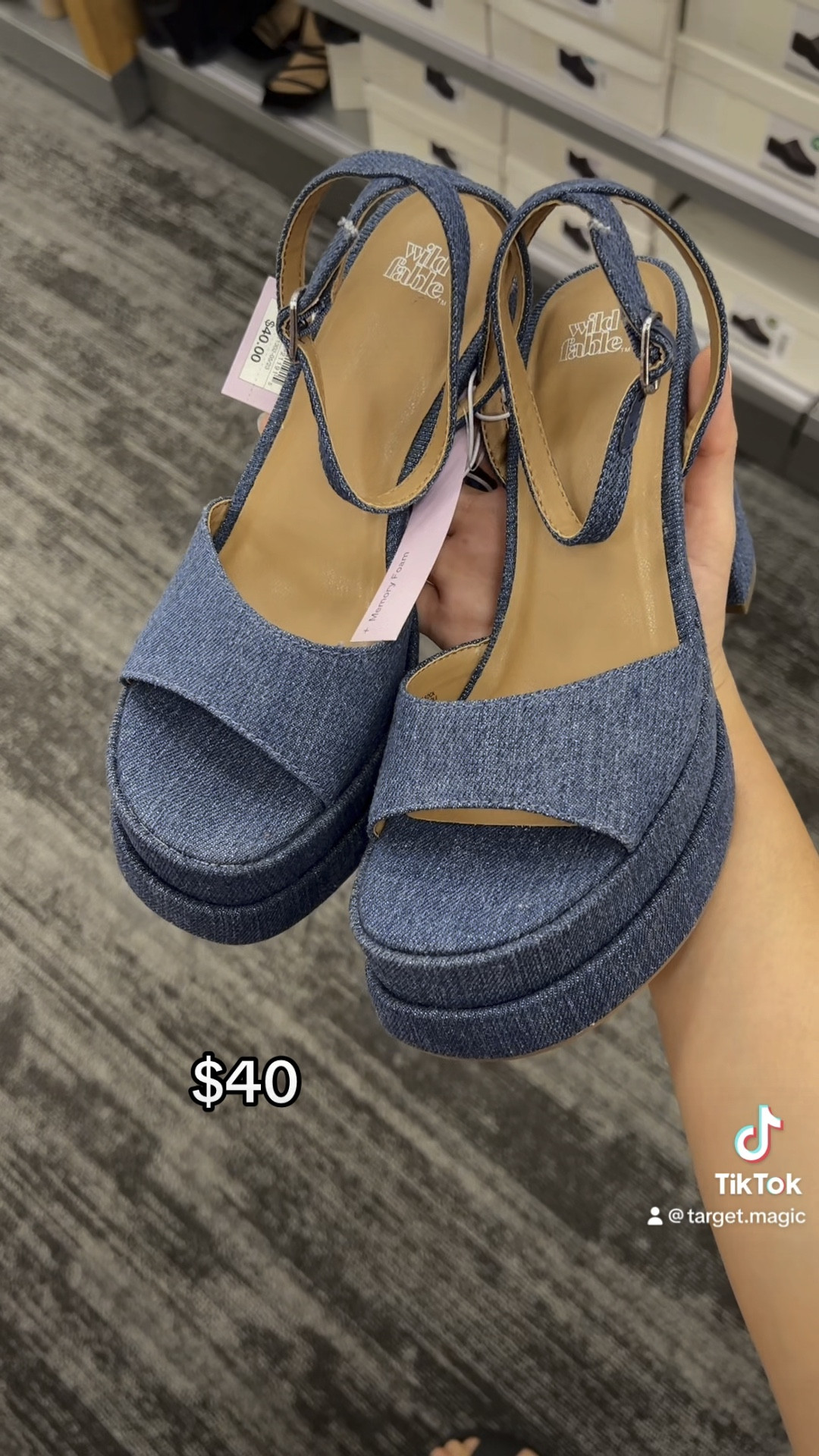 Denim platform heels! So fun for fall 💙

#LTKstyletip #LTKunder50 #LTKFind