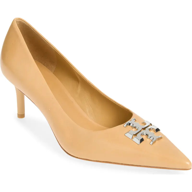 Tory Burch Eleanor Pointed Toe Pump in Perfect Black at Nordstrom, Size 8 | Nordstrom