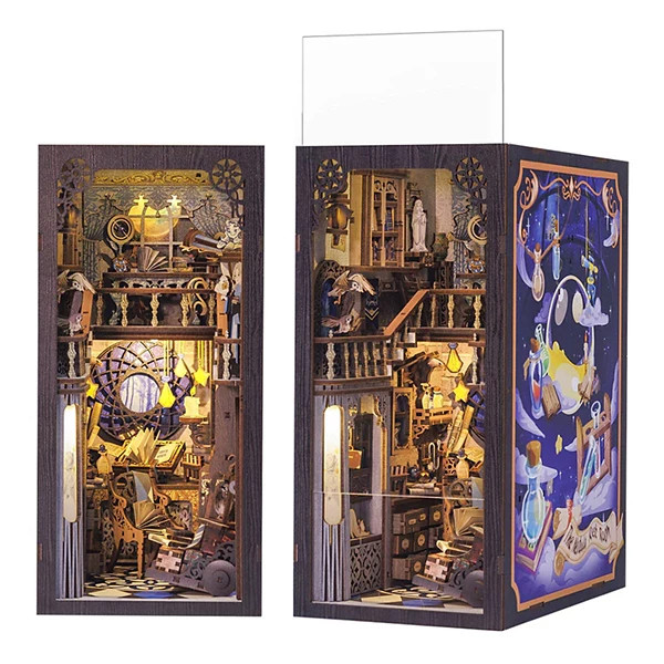 Hands Craft DIY Miniture Book Nook Kit Nebula Common Room w/Dust Cover | Scheels