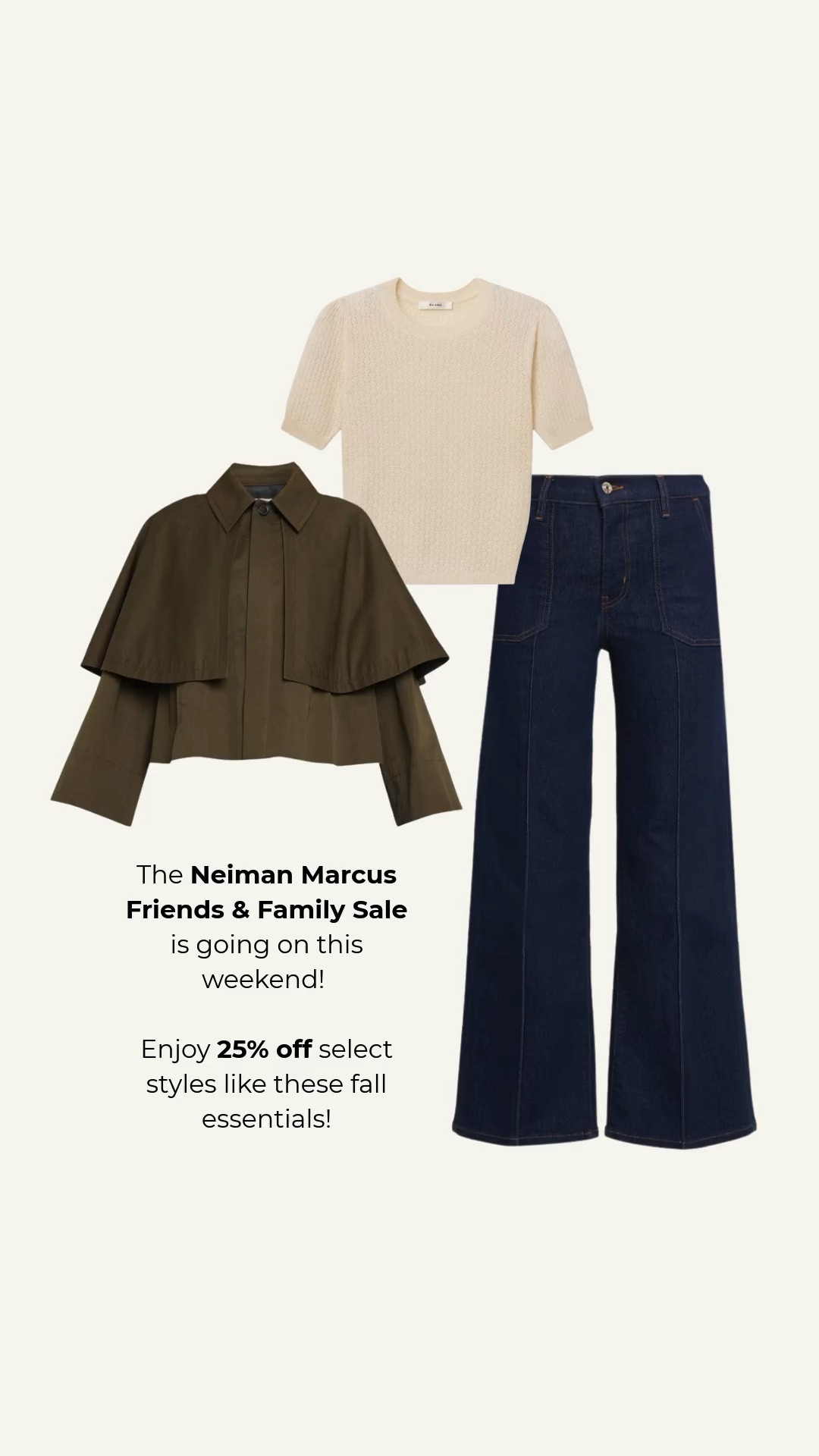 Enjoy 25% off select wear-now styles at Neiman Marcus during their Friends & Family Sale! So many gorgeous styles for the season ahead 🤗 @neimanmarcus #neimanmarcuspartner