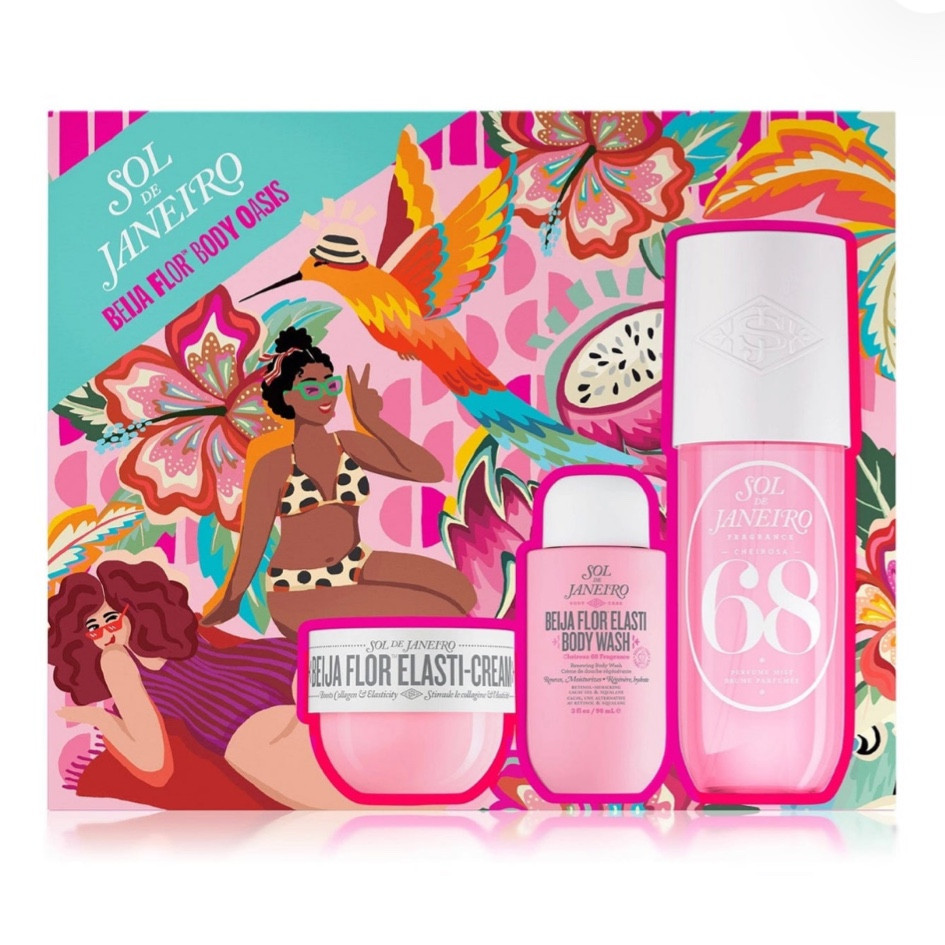 Sol de Janeiro gift sets and bundles 

Sol de Janeiro 2 free samples with a $50 purchase! 

Sol de Janeiro Christmas gift sets, sold de Janeiro holiday gift sets, sol de Janeiro bundles, sol de Janeiro deals

#LTKHoliday #LTKGiftGuide #LTKFindsUnder50