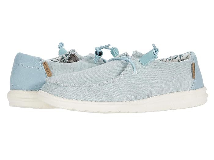 Hey Dude Wendy Chambray (Azur) Women's Shoes | Zappos