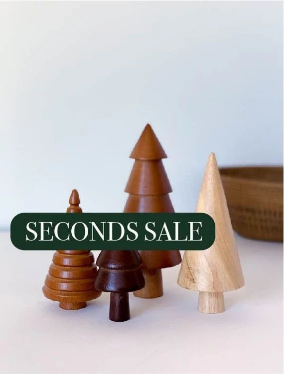 SECONDS SALE Whimsical Wooden Trees Set of 4 Wooden Mid | Etsy | Etsy (US)