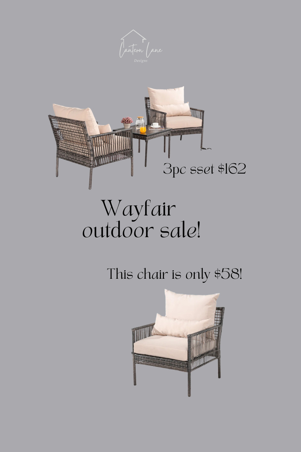  I cannot get over this set and the price. The chair is only $58 and has great reviews also comes in an affordable three piece set.

outdoor decor outdoor furniture, pottery, barn, Amazon, Walmart

 

#LTKHome #LTKSaleAlert
