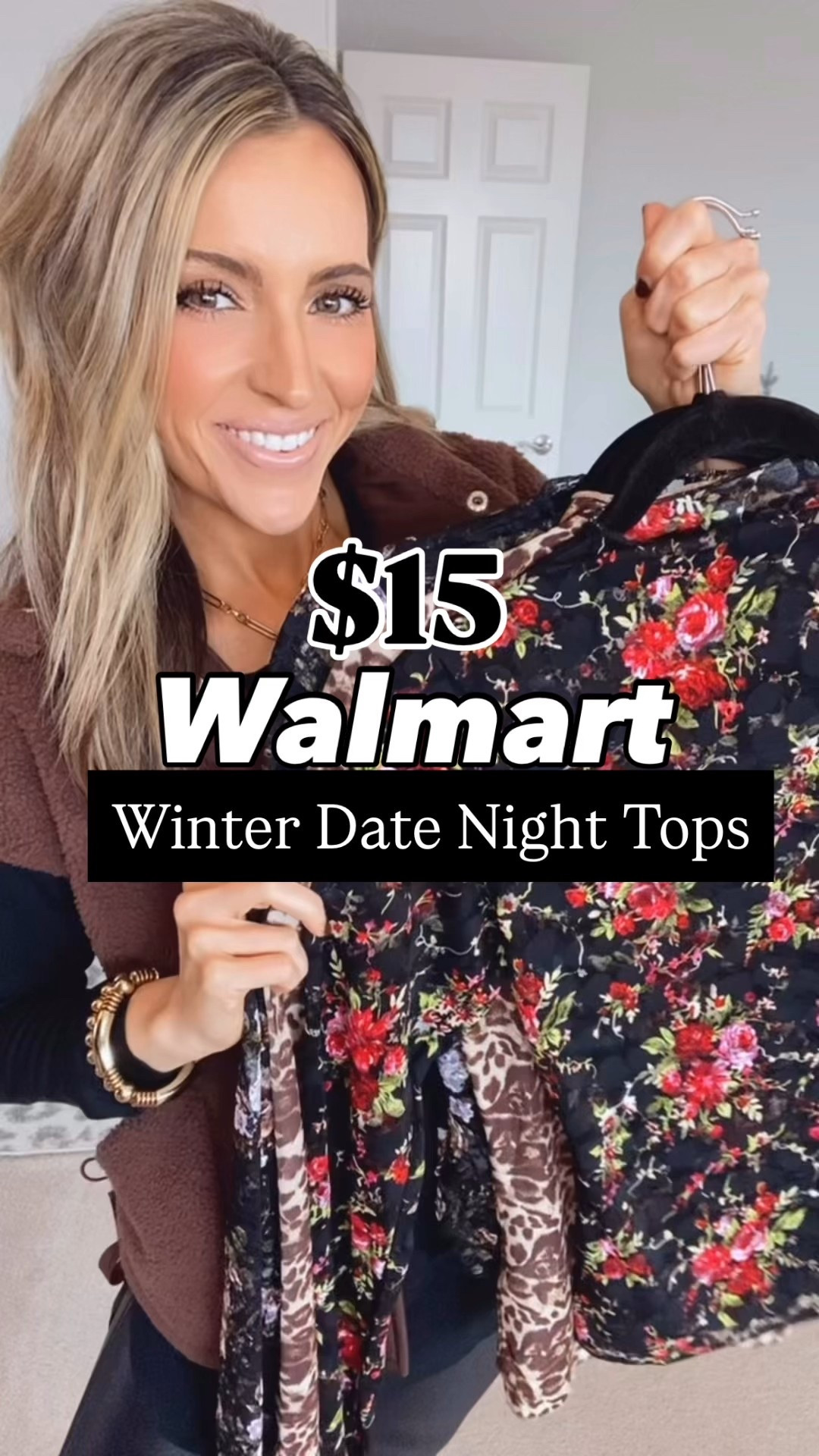 Love these tops for a winter date night outfit! Wearing size xs. Layering over a built in bra tank 🙌

#LTKHoliday #LTKSaleAlert #LTKFindsUnder50