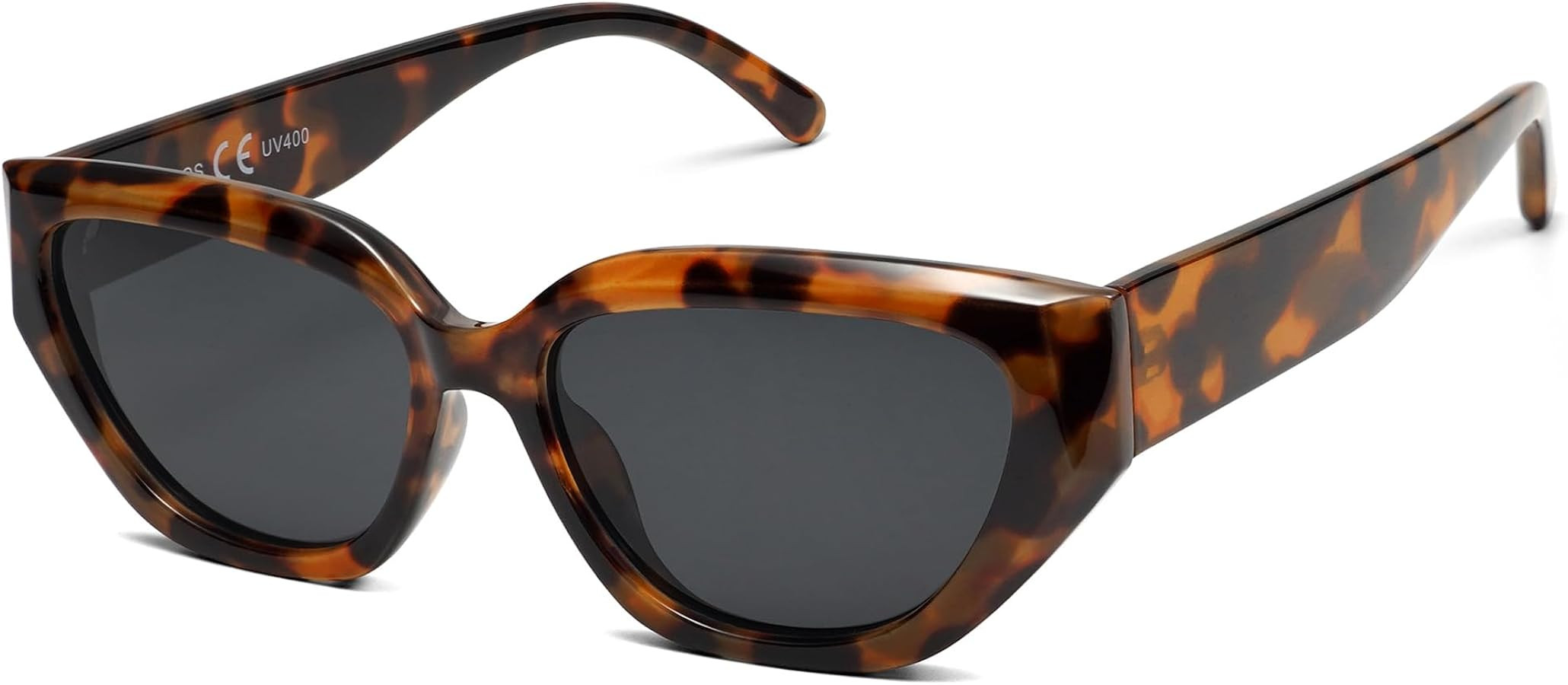 SOJOS Trendy Cute Cat Eye Polarized Sunglasses for Women Fashion Cateye Womens Sunnies SJ2237 | Amazon (US)