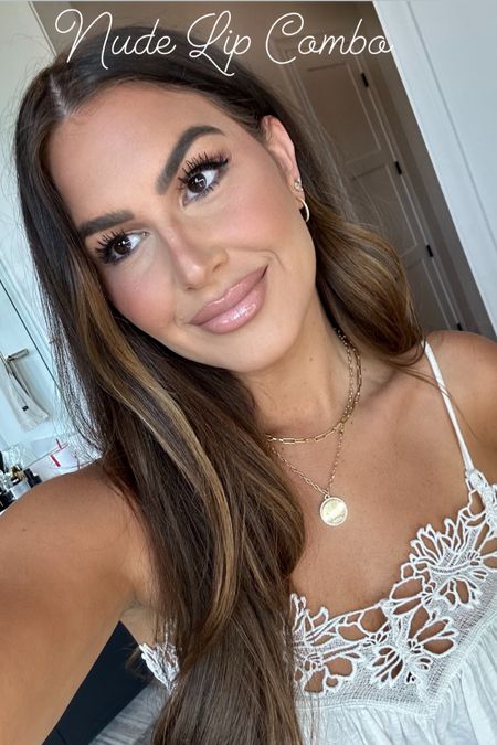 Perfect summer nude lip combo! 
Lip liner:  nude truffle 
Lipstick: Kim KW
Gloss: Turkish Delight 

#LTKbeauty