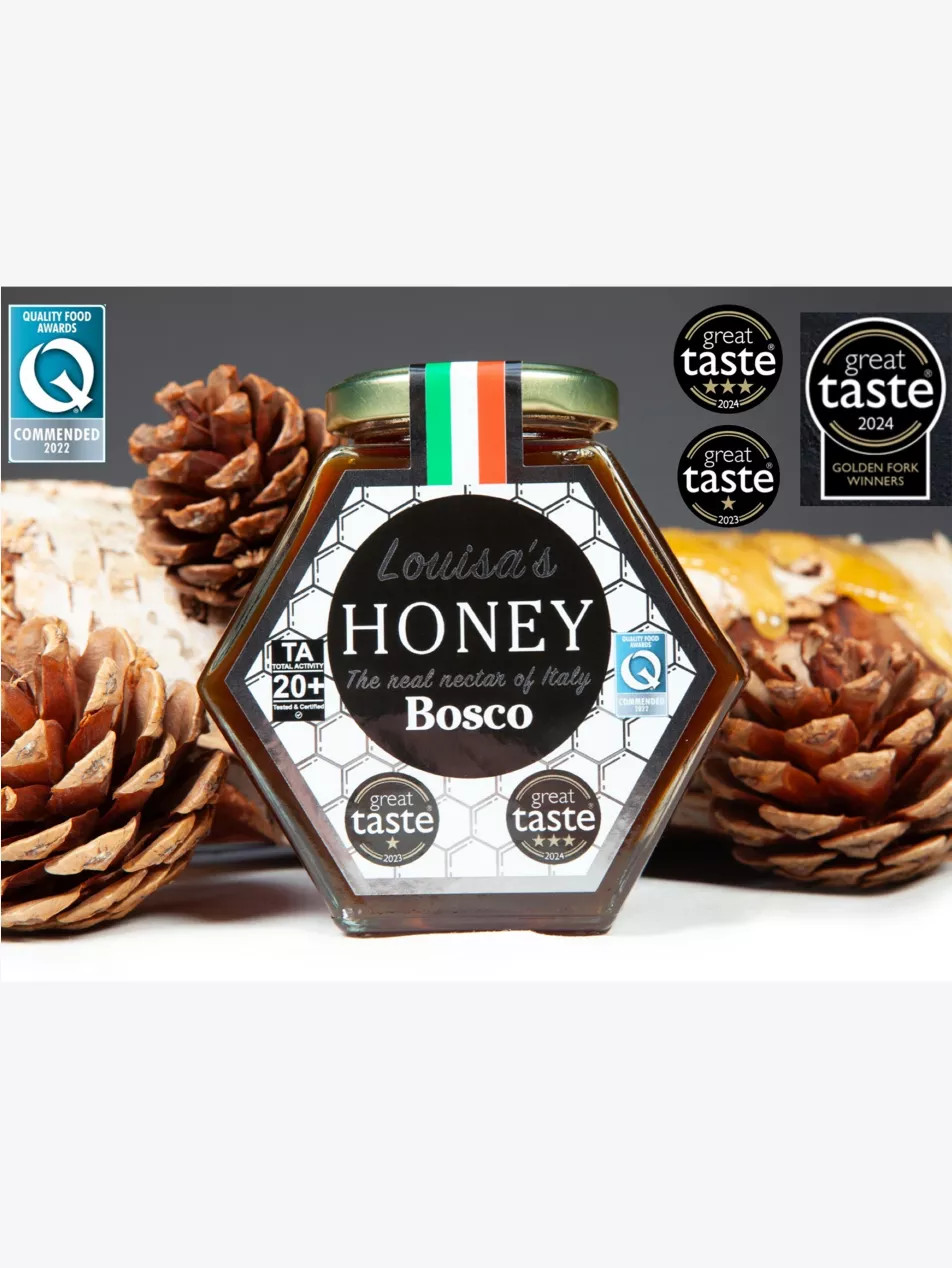Louisa's Honey Pure Bosco Honey TA 20+ MGO 829+ Raw Honey 400kg | Selfridges