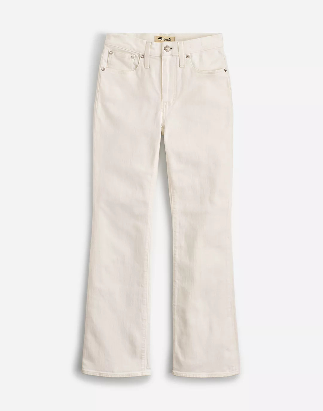 Petite Kick Out Crop Jeans in Pure White | Madewell