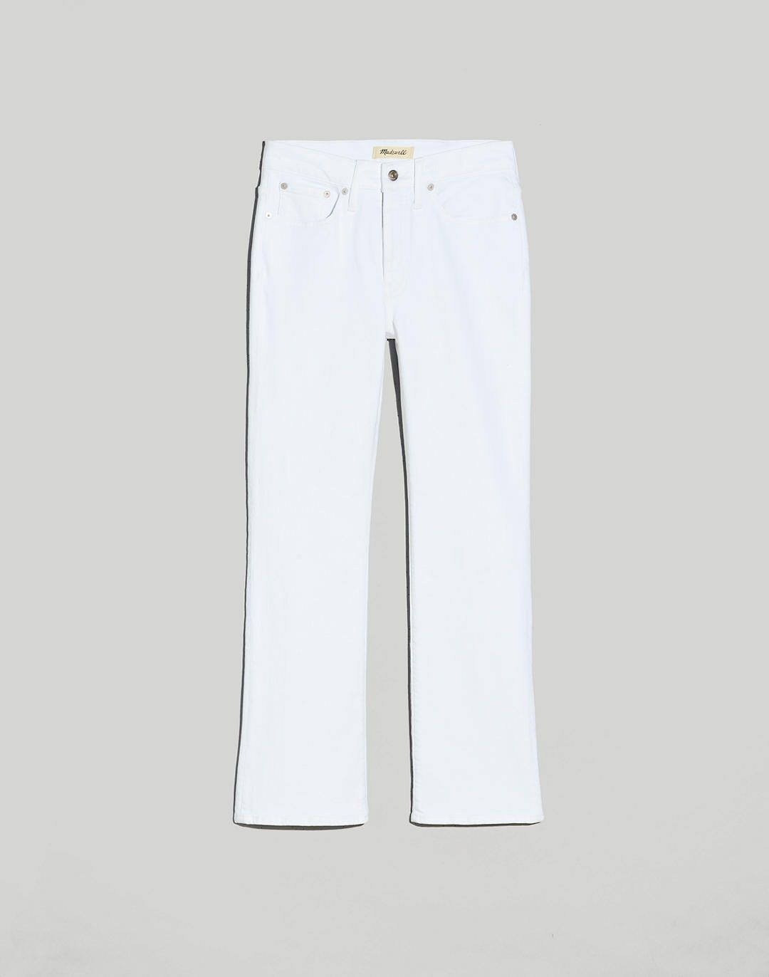 Petite Kick Out Crop Jeans in Pure White | Madewell