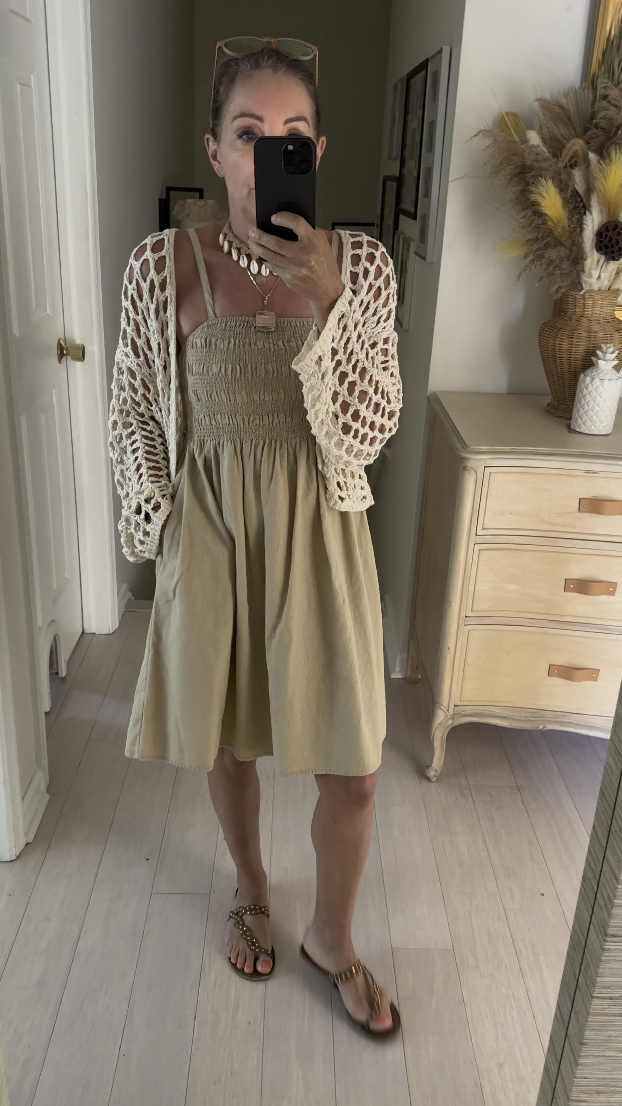 This tan linen summer dress with spaghetti straps is still available in all sizes. I love it so much and wear it all the time #targetfind #summerdress

#LTKVideo #LTKStyleTip #LTKOver40