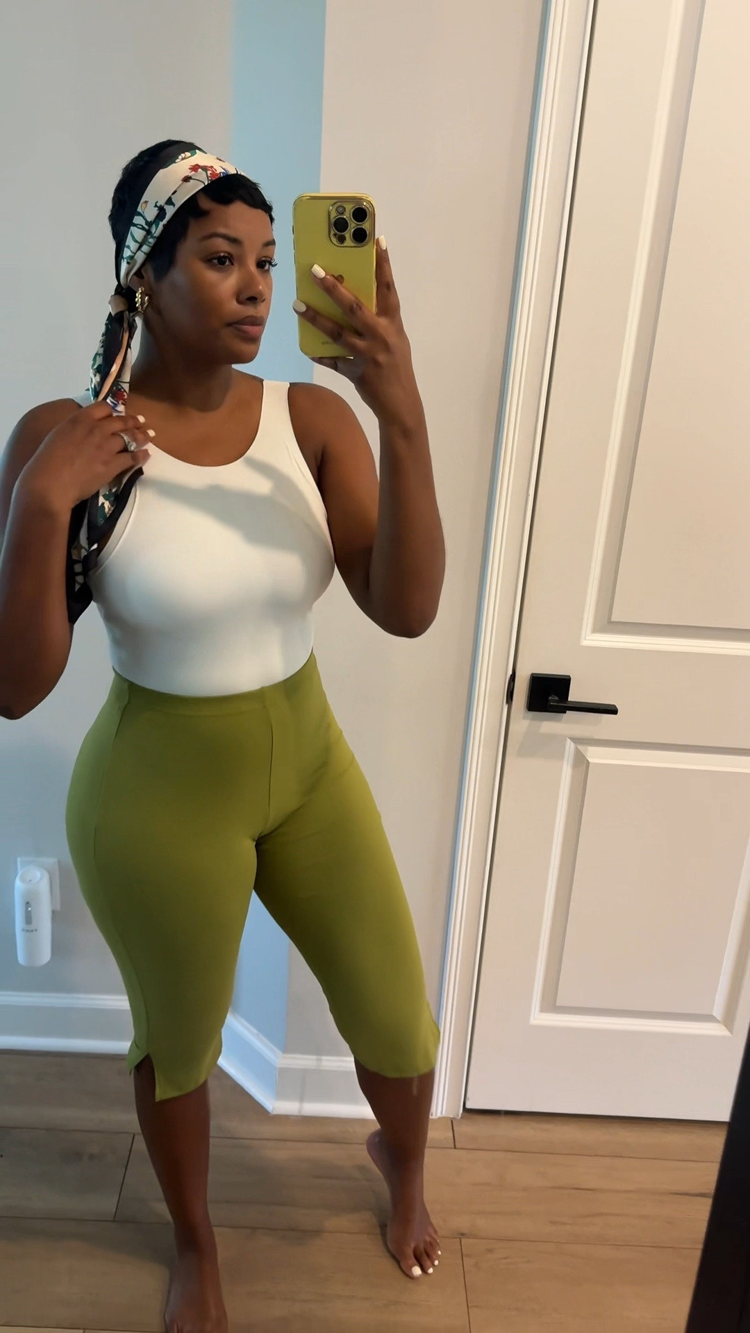 Y’all know I love a “get up” and go outfit. Here’s another one! 

I’m wearing a size medium in both pieces.