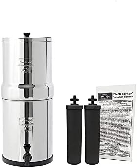 Travel Berkey Gravity-Fed Water Filter with 2 Black Berkey Purification Elements | Amazon (US)