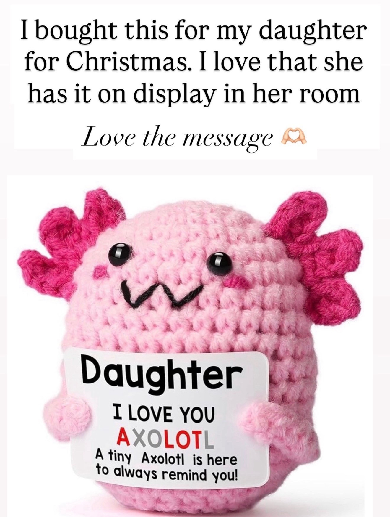 This is the cutest little crochet axolotl

#LTKKids