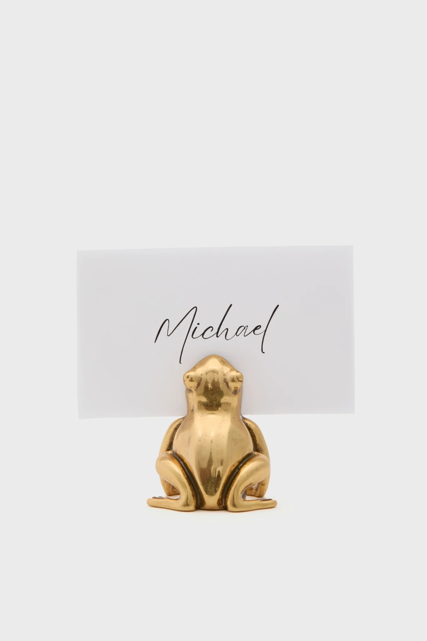 Gold Frog Place Card Holders Set of 4 | Tuckernuck (US)