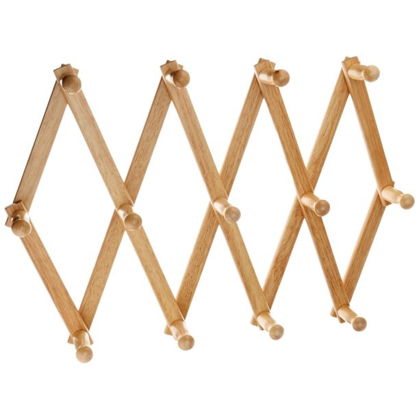 Fox Run Expandable Wood Wall Rack, 42 x 7 Inches | Walmart (US)